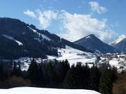 View of the Tirolina ski resort