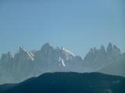 Panorama view in the direction of the Dolomites