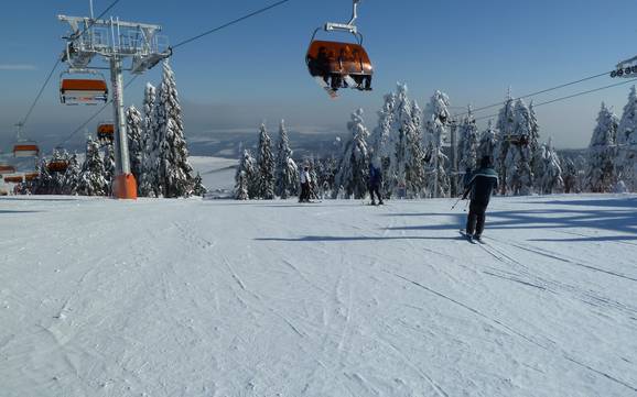 Ústí nad Labem Region (Ústecký kraj): size of the ski resorts – Size Keilberg (Klínovec)