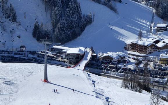 Hochkönig: access to ski resorts and parking at ski resorts – Access, Parking Hochkönig – Maria Alm/Dienten/Mühlbach