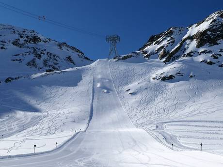 Ski resorts for advanced skiers and freeriding Tiroler Oberland – Advanced skiers, freeriders Kaunertal Glacier (Kaunertaler Gletscher)