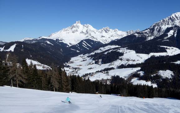 Highest base station in the Salzburg Slate Alps – ski resort Filzmoos