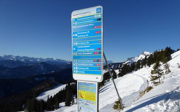 Isarwinkel: orientation within ski resorts – Orientation Brauneck – Lenggries/Wegscheid
