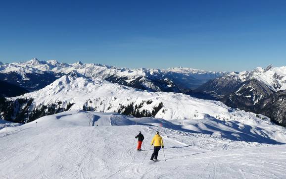 Skiing in the Klostertal