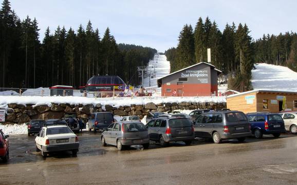 Urfahr-Umgebung: access to ski resorts and parking at ski resorts – Access, Parking Sternstein – Bad Leonfelden