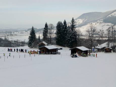 Children's area of the Ski School Ammertal