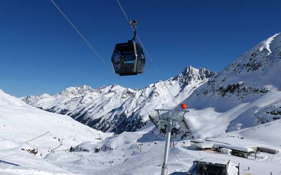 Kaunertal: best ski lifts – Lifts/cable cars Kaunertal Glacier (Kaunertaler Gletscher)