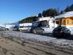 Chiemgau Alps: access to ski resorts and parking at ski resorts – Access, Parking Unternberg (Ruhpolding)