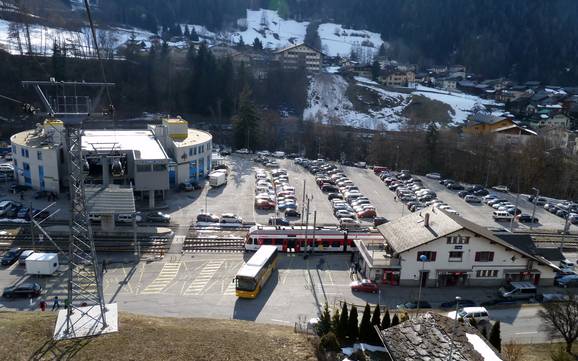 Val de Bagnes: access to ski resorts and parking at ski resorts – Access, Parking 4 Vallées – Verbier/La Tzoumaz/Nendaz/Veysonnaz/Thyon