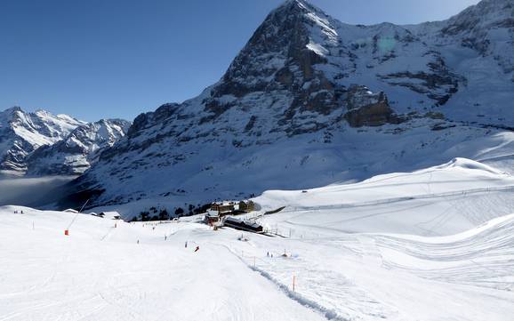 Biggest ski resort in Espace Mittelland – ski resort Kleine Scheidegg/Männlichen – Grindelwald/Wengen