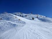Gran Pista run in the ski resort of Monte Bondone