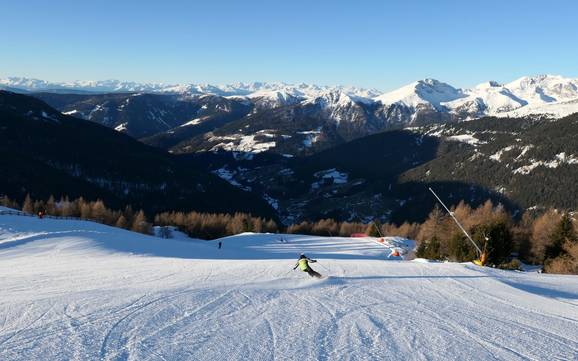 Skiing in the Val Sarentino (Sarntal)