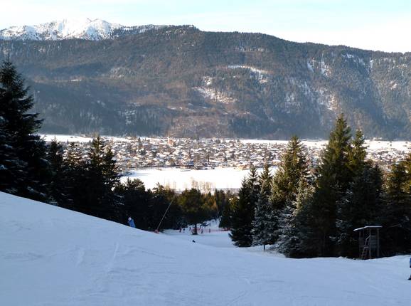View from the slope at Farchant