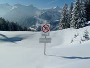 "Es ist auch Dein Wald" - program that prohibits skiing through the forest areas