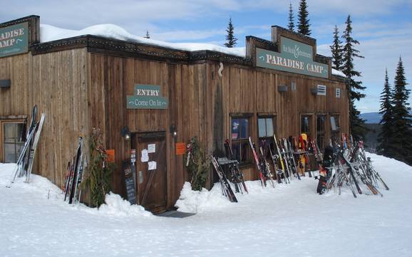 Huts, mountain restaurants  North Okanagan – Mountain restaurants, huts Silver Star
