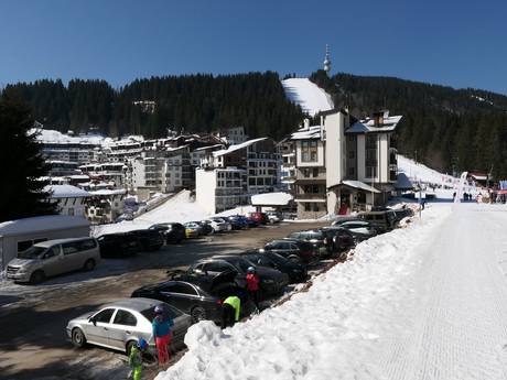 Rhodope Mountains: access to ski resorts and parking at ski resorts – Access, Parking Pamporovo