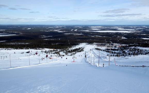 Biggest height difference in Lapland (Finland) – ski resort Ylläs