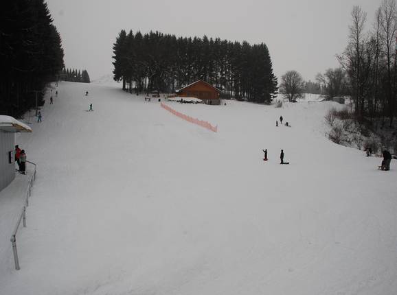 Ski slope in Kirburg-Hoellental