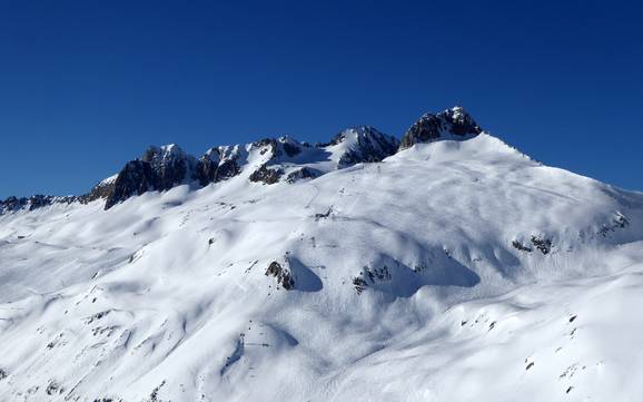 Skiing in the Saint-Gotthard Massif