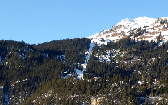 Lechtal: size of the ski resorts – Size Jöchelspitze – Bach