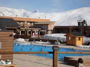 Public swimming pool in Alpe d'Huez