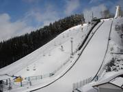 View of the St. Georg ski jump