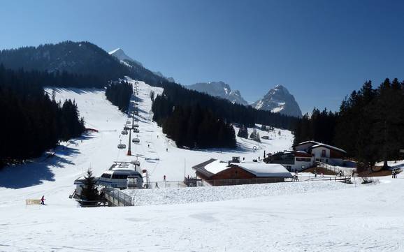 Biggest height difference in Zugspitzland – ski resort Garmisch-Classic – Garmisch-Partenkirchen