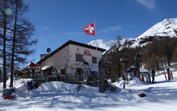 Huts, mountain restaurants  Visp – Mountain restaurants, huts Bürchen/Törbel – Moosalp
