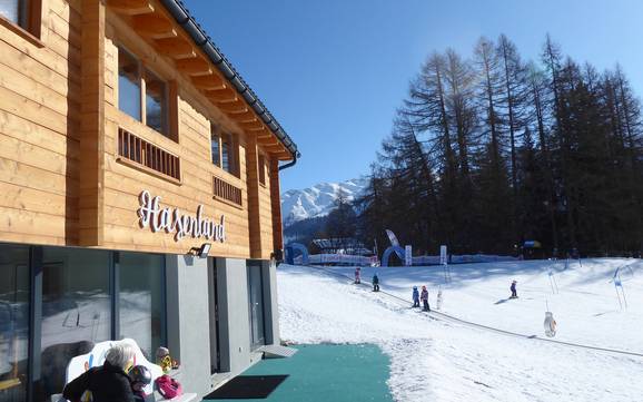 Family ski resorts Goms – Families and children Bellwald