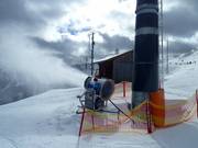 Snow production on the Grubigstein