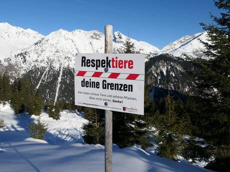 Lechquellen Mountains: environmental friendliness of the ski resorts – Environmental friendliness Sonnenkopf – Klösterle