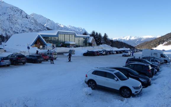 Camonica Valley (Val Camonica): access to ski resorts and parking at ski resorts – Access, Parking Ponte di Legno/Tonale/Presena Glacier/Temù (Pontedilegno-Tonale)