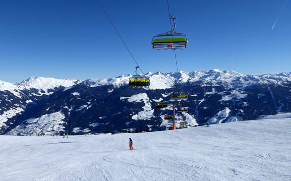 Skiing in the Zillertal