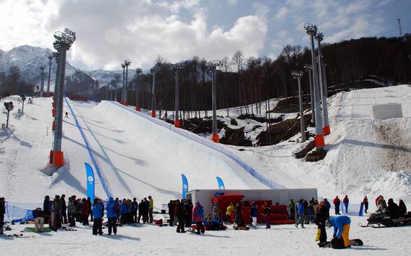 Snow parks Southern Russia – Snow park Rosa Khutor
