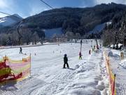 ‘Kinderskischaukel’ children’s ski area: Tellerblitz button lift