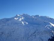 View of the ski resort of Gemsstock