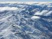 New Zealand Alps: size of the ski resorts – Size Cardrona