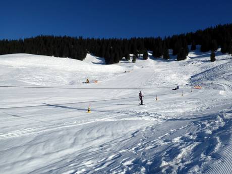 Ski resorts for beginners in the Nature Park Nagelfluhkette – Beginners Grasgehren – Bolgengrat