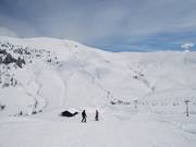 Open slopes in the bowl of the Douce