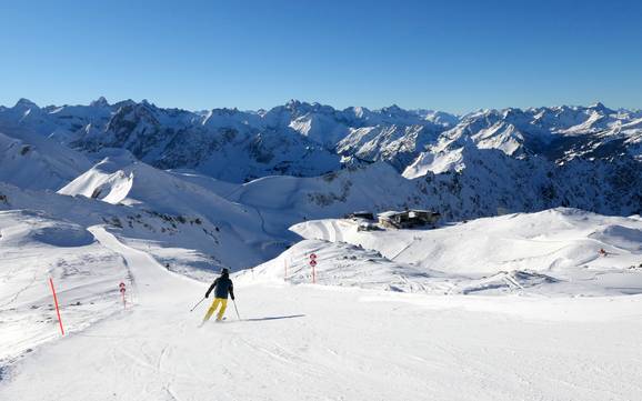 Highest ski resort in Swabia (Schwaben) – ski resort Nebelhorn – Oberstdorf