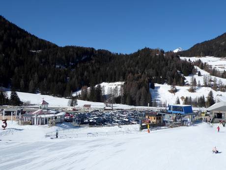 Reschen Pass (Passo di Resia): access to ski resorts and parking at ski resorts – Access, Parking Nauders am Reschenpass – Bergkastel