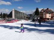 Ski lesson at the Hotel Rila