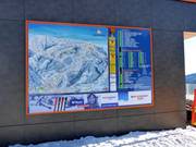 Information board at the mountain station of the Kreischberg 10-person lift