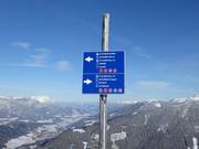 Signposting on the Reiteralm