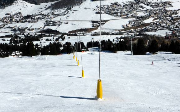 Snow reliability Oberhalbstein Alps – Snow reliability Savognin