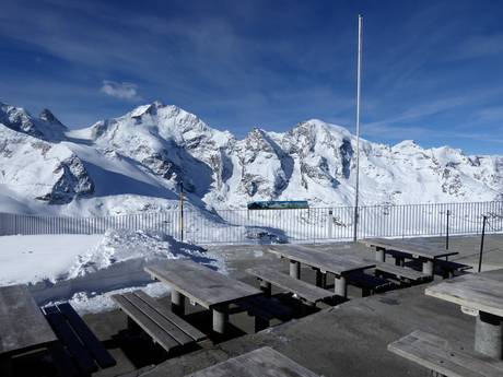 Huts, mountain restaurants  Val Bernina – Mountain restaurants, huts Diavolezza/Lagalb