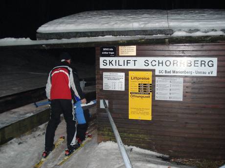 Ski lifts Rhineland-Palatinate (Rheinland-Pfalz) – Ski lifts Schorrberg – Bad Marienberg