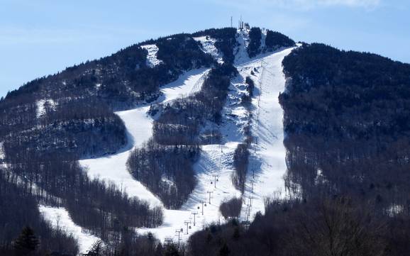 Biggest height difference in the Estrie – ski resort Mont Orford