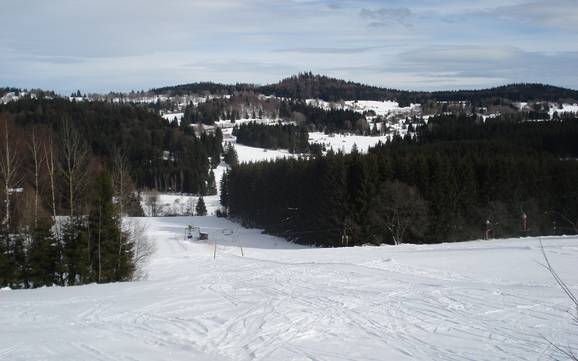 Highest base station in Almberg-Haidel-Dreisessel – ski resort Bischofsreut
