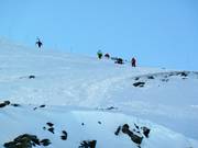 Ascent to Marmot Peak
